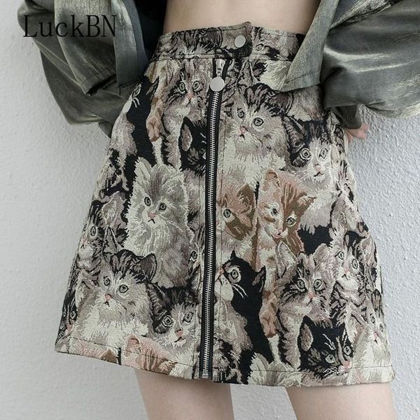 skirts fashion high waist hip a line skirt retro cat embroidery print jupe femme autumn spring outwear zipper faldas mujer 2021, Black
skirts fashion high waist hip a line skirt retro cat embroidery print jupe femme autumn spring outwear zipper faldas mujer 2021, Black