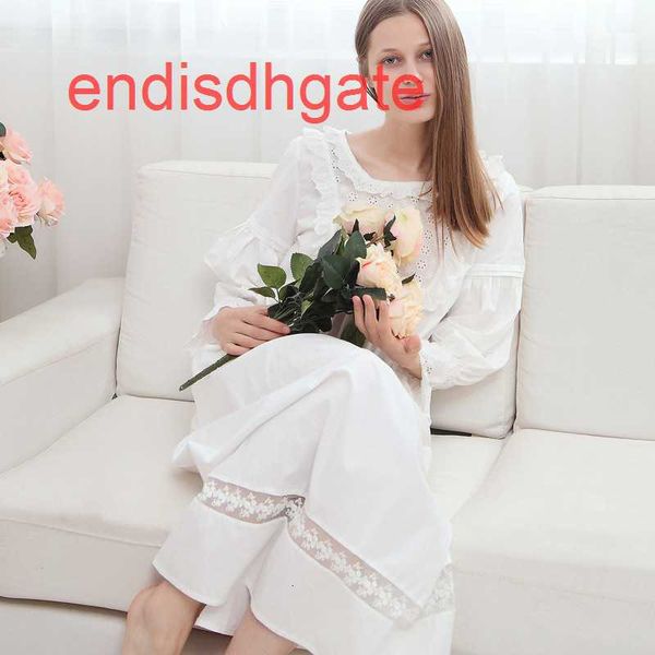 pajamas palace white long sleeve cotton princess nightdress women's large loose lace home clothes, Black;white
pajamas palace white long sleeve cotton princess nightdress women's large loose lace home clothes, Black;white