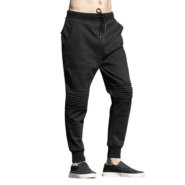 men's pants 27-44 2021 clothing gd hair stylist fashion catwalk street elastic cross casual harem plus size costumes, Black
men's pants 27-44 2021 clothing gd hair stylist fashion catwalk street elastic cross casual harem plus size costumes, Black