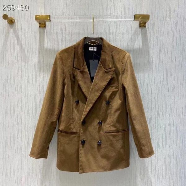 women's jackets fyion fashion women blazer 2022 spring runway luxury european design double breasted party style coat, Black;brown
women's jackets fyion fashion women blazer 2022 spring runway luxury european design double breasted party style coat, Black;brown