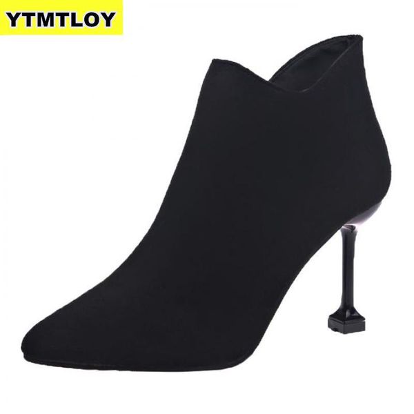 boots woman pointed toe ankle high heel shoes women fashion zipper party black winter snow super
boots woman pointed toe ankle high heel shoes women fashion zipper party black winter snow super