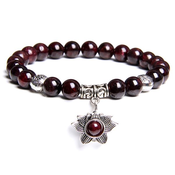 women bracelet natural garnet stretch bracelets men fashion lotus charm bracelets women stone beads buddha jewelry femmes bijoux, Black
women bracelet natural garnet stretch bracelets men fashion lotus charm bracelets women stone beads buddha jewelry femmes bijoux, Black
