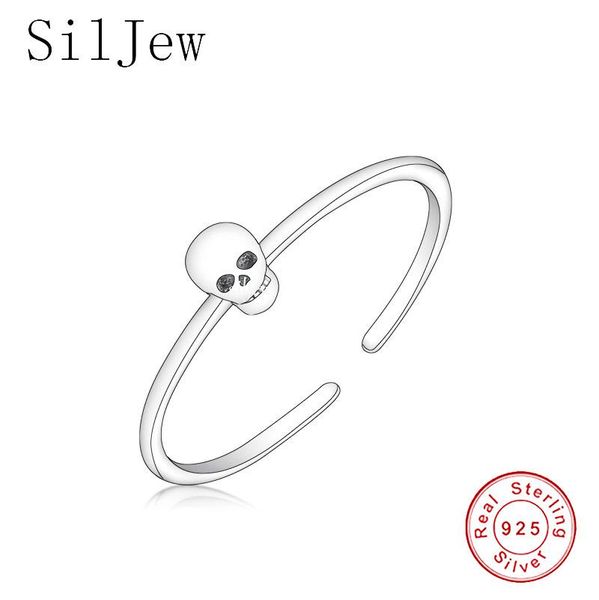 cluster rings siljew 2021 925 sterling silver jewelry opening stunning skull ring gift for women resizable, Golden;silver
cluster rings siljew 2021 925 sterling silver jewelry opening stunning skull ring gift for women resizable, Golden;silver