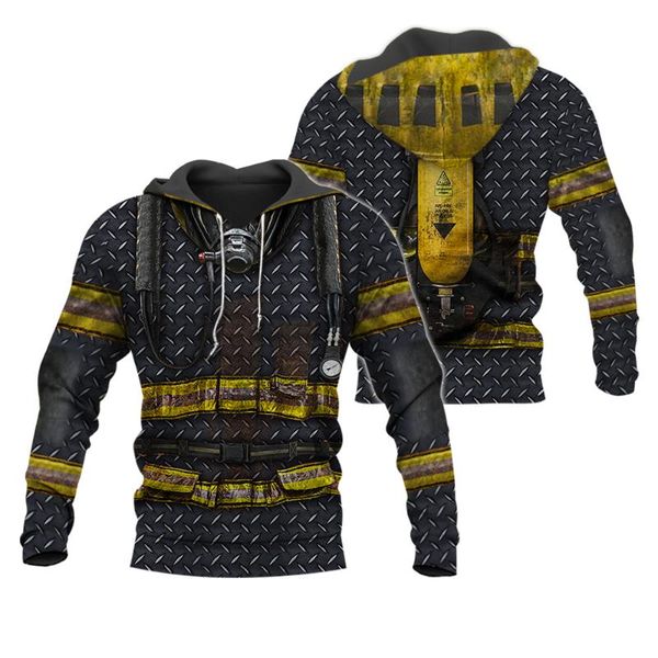 men's hoodies & sweatshirts 2021 est 3d print firefighter suit fireman cosplay hooded sweatshirt men / women party streetwear 585, Black
men's hoodies & sweatshirts 2021 est 3d print firefighter suit fireman cosplay hooded sweatshirt men / women party streetwear 585, Black