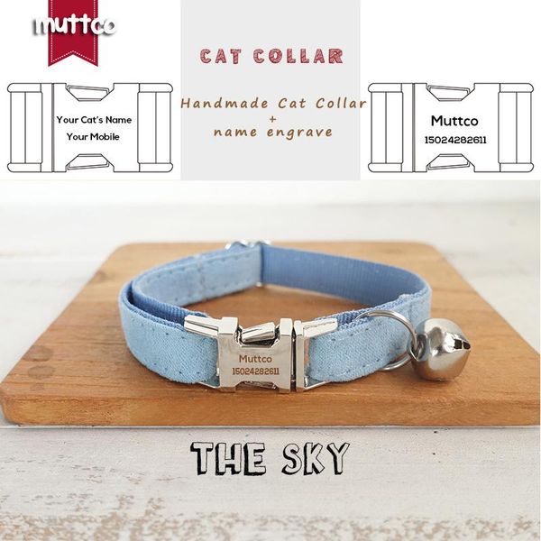 cat collars & leads muttco retailing handmade engraved metal buckle collar the sky 2 sizes ucc032
cat collars & leads muttco retailing handmade engraved metal buckle collar the sky 2 sizes ucc032