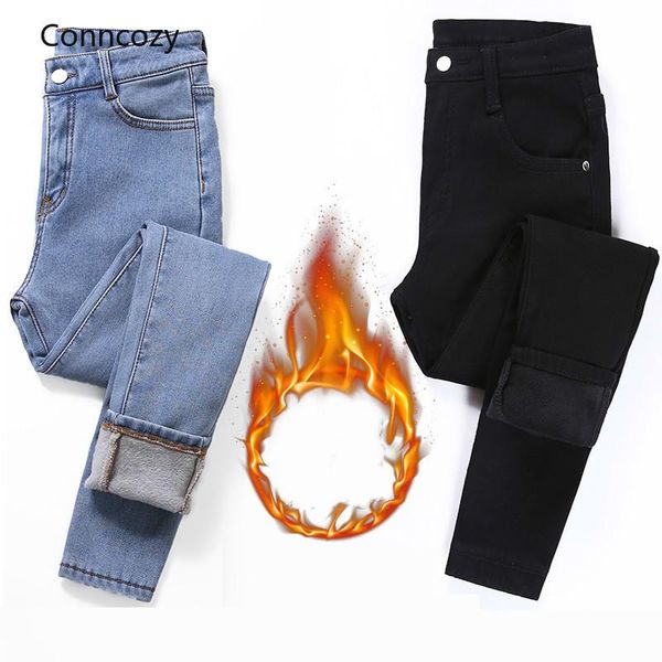 winter thick plus velvet women high waist skinny jeans simple fleece warm slim fit stretch ladies casual denim pencil pants 2021, Blue
winter thick plus velvet women high waist skinny jeans simple fleece warm slim fit stretch ladies casual denim pencil pants 2021, Blue