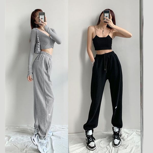 women's pants & capris 6535 scale gray wide-leg spring and autumn loose straight, Black;white
women's pants & capris 6535 scale gray wide-leg spring and autumn loose straight, Black;white