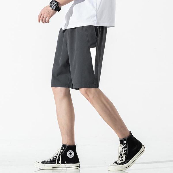 men's shorts clothing high waist summer casual basketball bermuda for boy oversize cropped trousers, White;black
men's shorts clothing high waist summer casual basketball bermuda for boy oversize cropped trousers, White;black