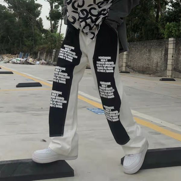 men's pants casual denim pants for men and women of great size vibe harajuku retro loosed vdvd, Black
men's pants casual denim pants for men and women of great size vibe harajuku retro loosed vdvd, Black