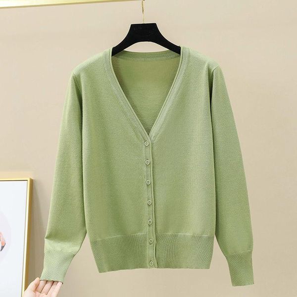 women's knits & tees spring and autumn knitted cardigan v-neck versatile solid color short simple outside with loose coat large sweater, White
women's knits & tees spring and autumn knitted cardigan v-neck versatile solid color short simple outside with loose coat large sweater, White