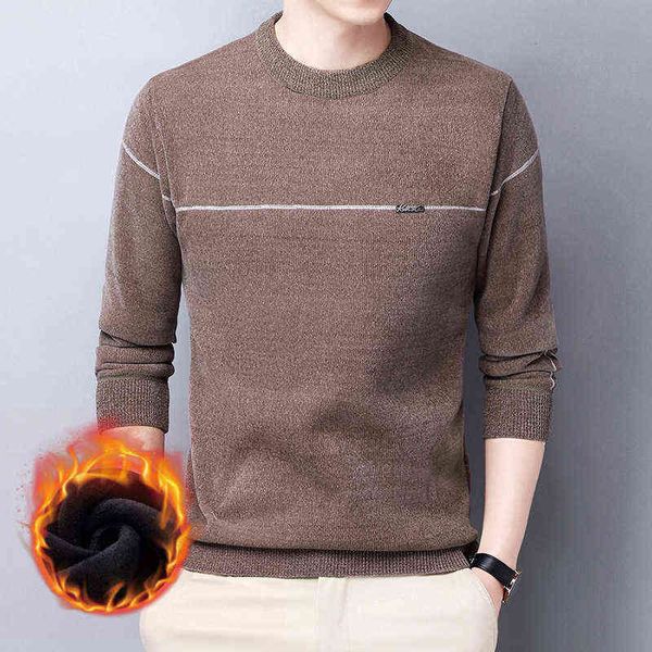 luxury sweaters autumn winter chenille plush thickened warm sweater middle-aged and young men's round neck long sleeve stripe casual bo, White;black
luxury sweaters autumn winter chenille plush thickened warm sweater middle-aged and young men's round neck long sleeve stripe casual bo, White;black