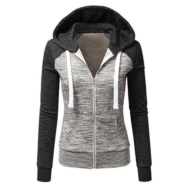 women's hoodies & sweatshirts womens plus size zip up hoodie ladies casual drawstring hooded sweatshirt woman long sleeve pockets coat, Black
women's hoodies & sweatshirts womens plus size zip up hoodie ladies casual drawstring hooded sweatshirt woman long sleeve pockets coat, Black