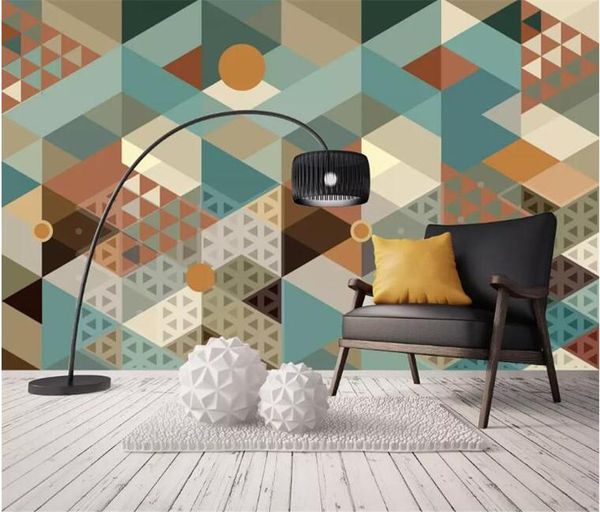wallpapers custom modern 3d po non-woven wallpaper mural simple abstract geometric triangular home decor
wallpapers custom modern 3d po non-woven wallpaper mural simple abstract geometric triangular home decor