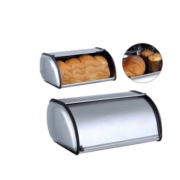 gift wrap stainless steel breadbox simple storage box durable for home store (silver)
gift wrap stainless steel breadbox simple storage box durable for home store (silver)