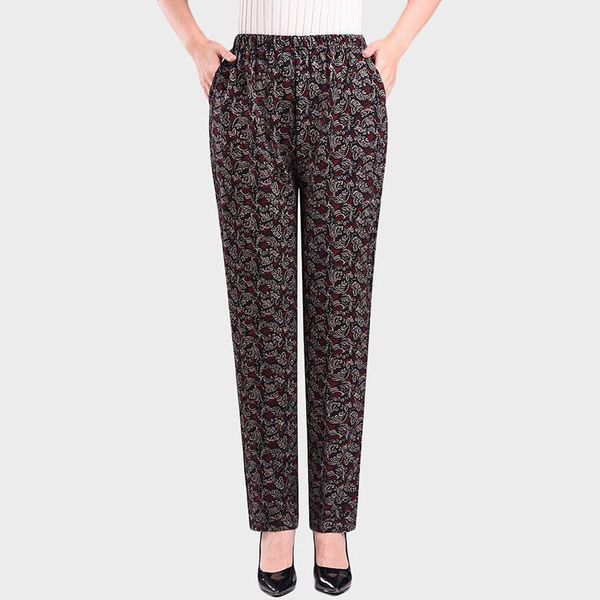 women's pants & capris middle age clothing oversize women spring / autumn high waist printing casual quality loose 52, Black;white
women's pants & capris middle age clothing oversize women spring / autumn high waist printing casual quality loose 52, Black;white