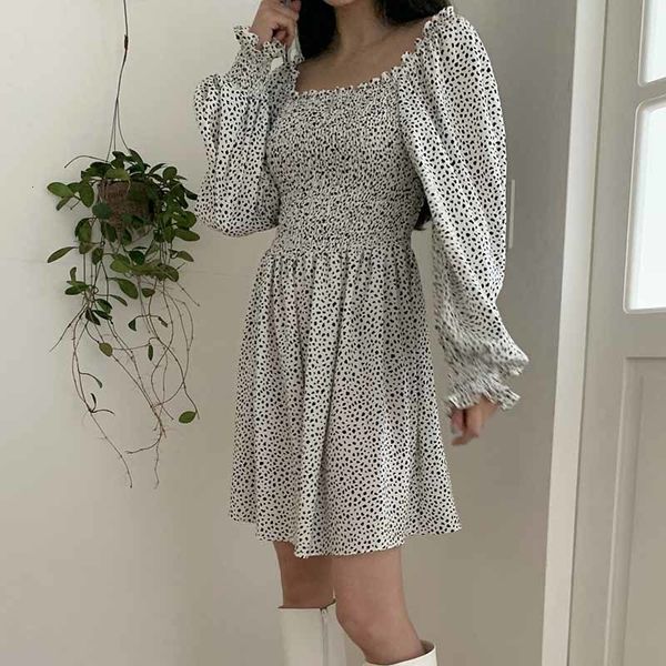 2021 new spring autumn polka dot female women thin long sleeves elastic chest pxye, Black;gray
2021 new spring autumn polka dot female women thin long sleeves elastic chest pxye, Black;gray