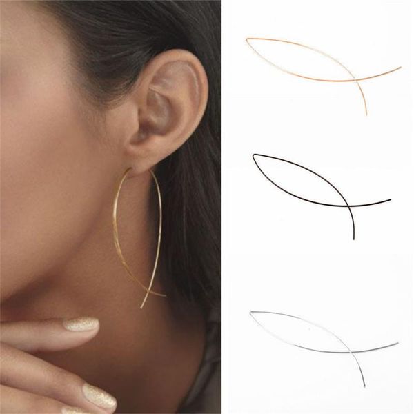 hoop & huggie 2021 fish shape handmade copper earrings for women ear jewelry gift, Golden;silver
hoop & huggie 2021 fish shape handmade copper earrings for women ear jewelry gift, Golden;silver