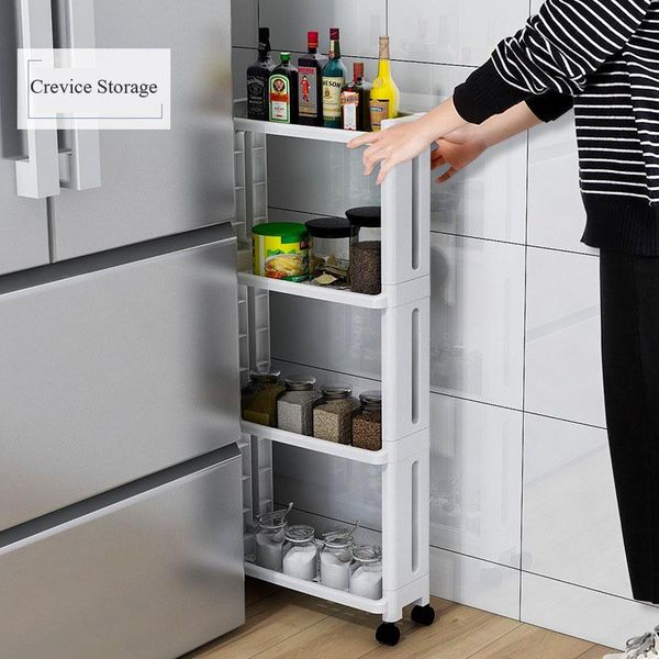 2/3/4 Layer Kitchen Storage Rack For Goods Fridge Side Shelf Removable With Wheels Bathroom Organizer Slim Shelf Gap Holder
2/3/4 Layer Kitchen Storage Rack For Goods Fridge Side Shelf Removable With Wheels Bathroom Organizer Slim Shelf Gap Holder