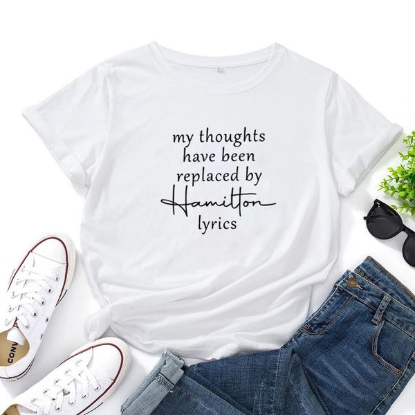 women's t-shirt my thoughts have been women black red letters personalized tshirt o-neck casual short-sleeved t shirt femme, White
women's t-shirt my thoughts have been women black red letters personalized tshirt o-neck casual short-sleeved t shirt femme, White