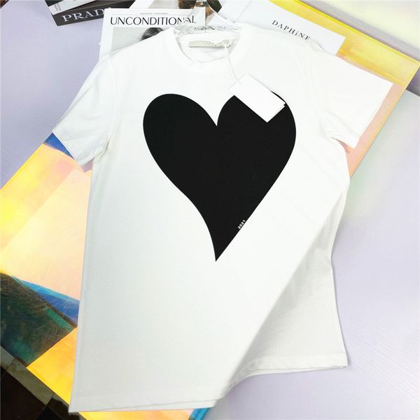 spring and summer new fashion design classic age reduction black big love printing short sleeve round neck loose t-shirtr3xy, White
spring and summer new fashion design classic age reduction black big love printing short sleeve round neck loose t-shirtr3xy, White