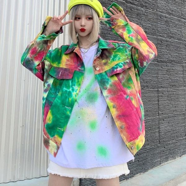 women's jackets streetwear bf painting graffiti women harajuku denim 2021 spring long sleeve vintage overcoat by197, Black;brown
women's jackets streetwear bf painting graffiti women harajuku denim 2021 spring long sleeve vintage overcoat by197, Black;brown