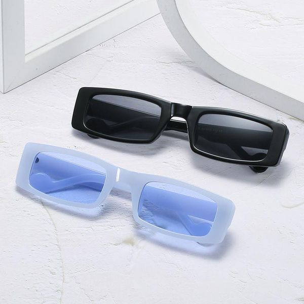 sunglasses 2021 y2k vintage square designer uv400 women men colorful party club small eyewear in summer, White;black
sunglasses 2021 y2k vintage square designer uv400 women men colorful party club small eyewear in summer, White;black