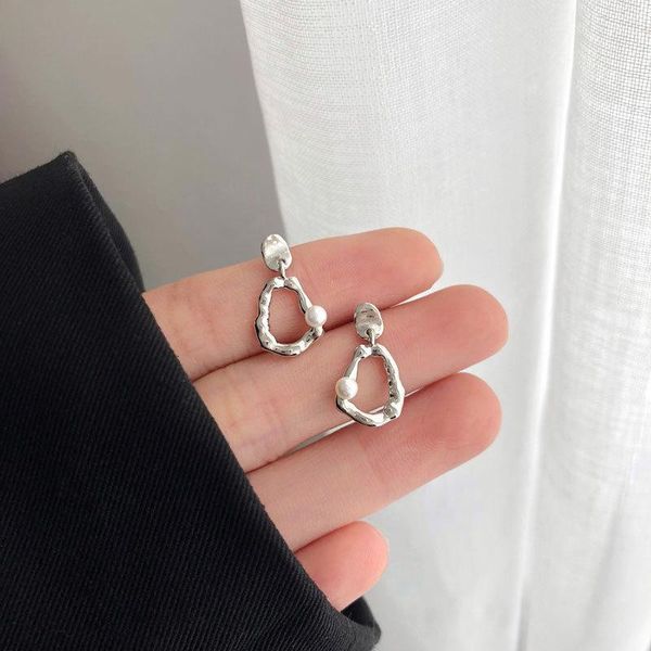 stud 925 sterling silver geometric irregular circle earrings for women girls temperament pearl ear studs fashion jewelry gifts, Golden;silver
stud 925 sterling silver geometric irregular circle earrings for women girls temperament pearl ear studs fashion jewelry gifts, Golden;silver