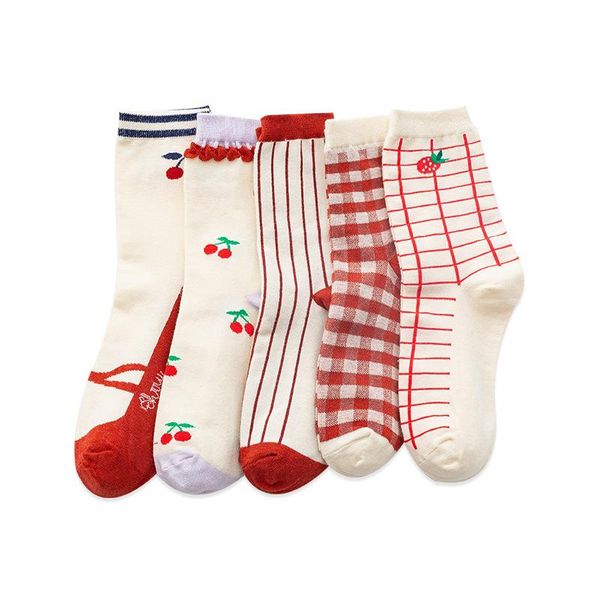 socks & hosiery striped cotton red short women lattice casual cherry fruit middle tube sock ladies fashion female cartoon girls square sox, Black;white
socks & hosiery striped cotton red short women lattice casual cherry fruit middle tube sock ladies fashion female cartoon girls square sox, Black;white