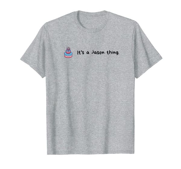it's a jason thing for birthday party t-shirt, White;black