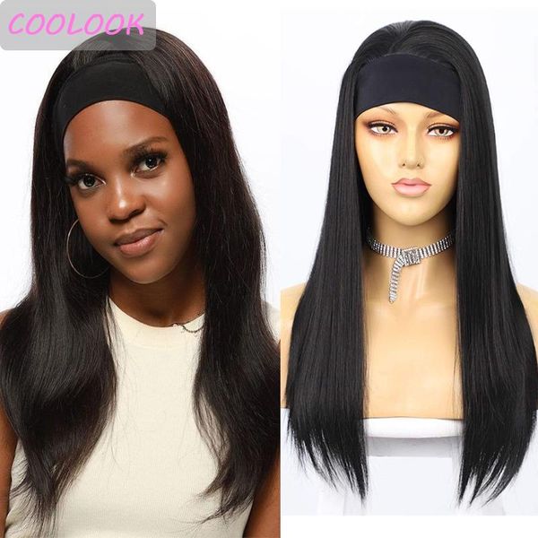synthetic wigs headband for black women natural straight with scarf africa american heat resistant fake hair peruca cosplay
synthetic wigs headband for black women natural straight with scarf africa american heat resistant fake hair peruca cosplay