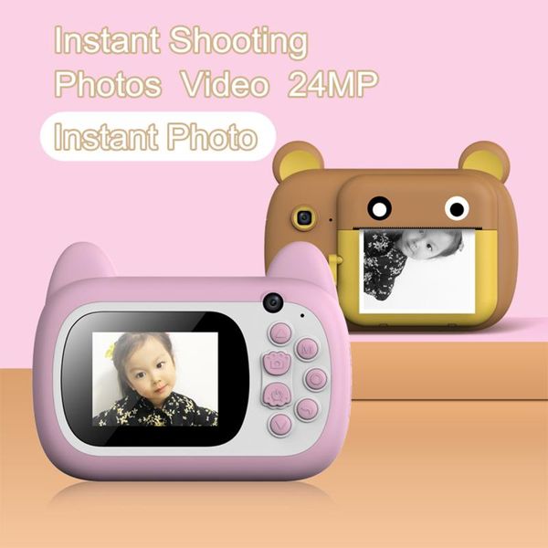 2.4 inch 1080p instant print kids camera digital dual camera children cartoon selfie for diy birthday gift
2.4 inch 1080p instant print kids camera digital dual camera children cartoon selfie for diy birthday gift