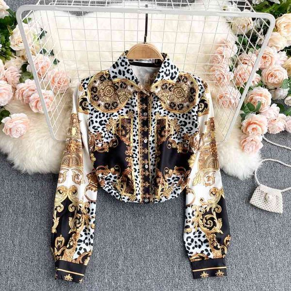 retro lapel long-sleeved loose wild single-breasted leopard pattern printed shirt female trend 210525, White
retro lapel long-sleeved loose wild single-breasted leopard pattern printed shirt female trend 210525, White
