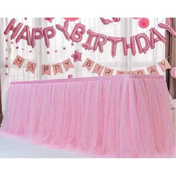 tulle sequins tutu table skirt tableware baby shower birthday banquet wedding party decor supplies three layer ice silk fabric
tulle sequins tutu table skirt tableware baby shower birthday banquet wedding party decor supplies three layer ice silk fabric