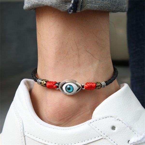 anklets eye handmade rope ankle bracelets fashion jewelry accessories 2021 beach leg bracelet, Red;blue
anklets eye handmade rope ankle bracelets fashion jewelry accessories 2021 beach leg bracelet, Red;blue