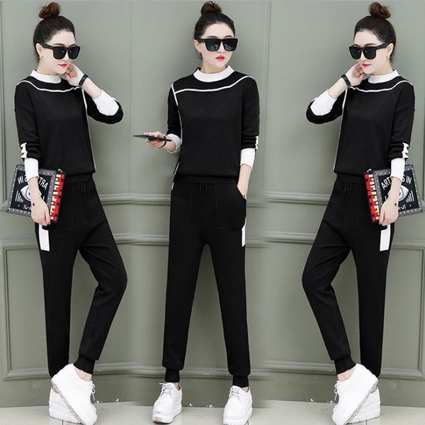 knitted sweatsuits women tracksuit set 2021 autumn spring fashion long sleeve runway sweater and pants two piece outfits, White
knitted sweatsuits women tracksuit set 2021 autumn spring fashion long sleeve runway sweater and pants two piece outfits, White