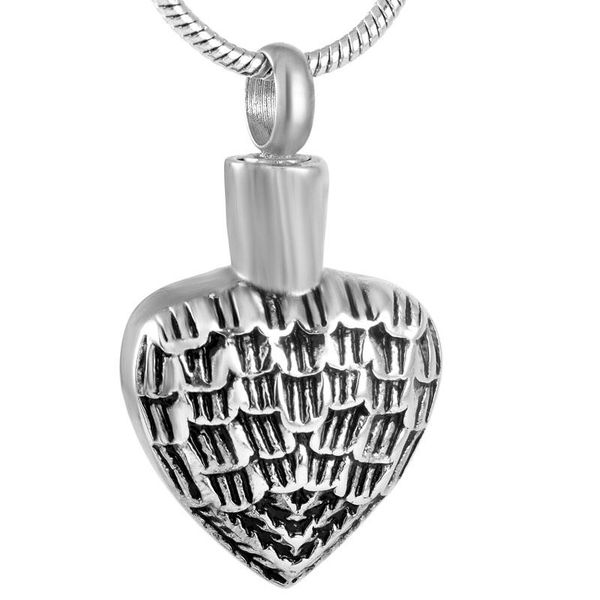 pendant necklaces cmj9745 stainless steel feather heart cremation jewelry for ashes necklace, Silver
pendant necklaces cmj9745 stainless steel feather heart cremation jewelry for ashes necklace, Silver
