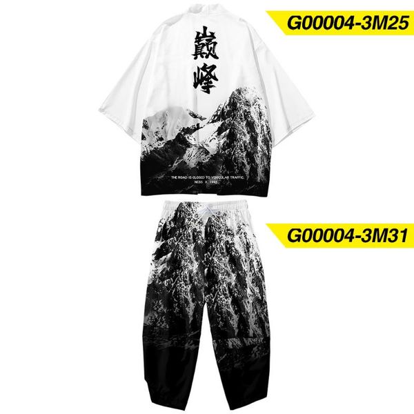 ethnic clothing snow mountain printed loose japanese cardigan kimono + pants 2pcs autumn couple women men yukata harajuku oversize 6xl, Red
ethnic clothing snow mountain printed loose japanese cardigan kimono + pants 2pcs autumn couple women men yukata harajuku oversize 6xl, Red