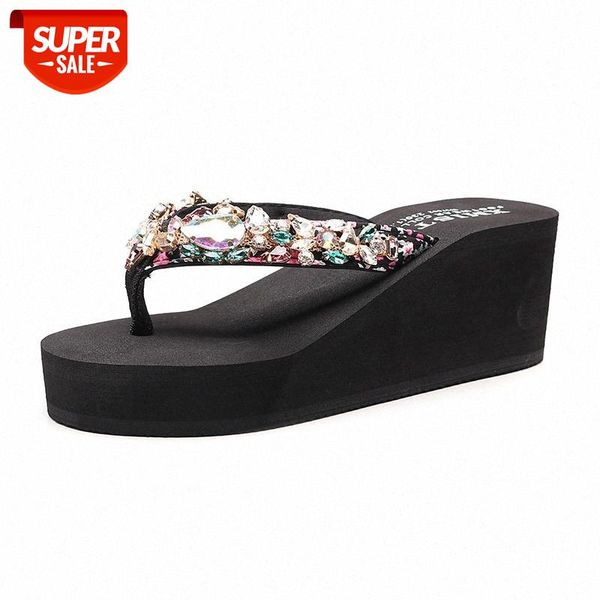 Luxury Rhinestones Diamond Flip Flops Sandals Slippers Holidays Beach Shoes Wedge Platform Sandal Women Size 33-42 #x73o, Black
Luxury Rhinestones Diamond Flip Flops Sandals Slippers Holidays Beach Shoes Wedge Platform Sandal Women Size 33-42 #x73o, Black