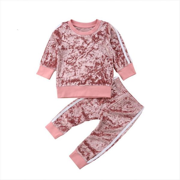 kids baby boys girls clothes stripe velvet suit long sleeve warm pants 2pcs autumn spring outfits set girl 1, White
kids baby boys girls clothes stripe velvet suit long sleeve warm pants 2pcs autumn spring outfits set girl 1, White