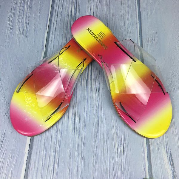 summer new woman flat slippers cross style fashion colorful ladies shoe open toe transparent waterproof women slide flip flop, Black
summer new woman flat slippers cross style fashion colorful ladies shoe open toe transparent waterproof women slide flip flop, Black