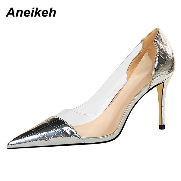 dress shoes aneikeh 2021 spring ladies fashion pvc women pumps concise bling basic pointed toe solid party slip-on office & career, Black
dress shoes aneikeh 2021 spring ladies fashion pvc women pumps concise bling basic pointed toe solid party slip-on office & career, Black