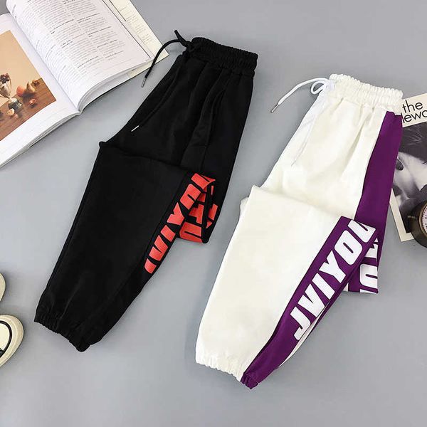 autumn women sports pants hip hop joggers streetwear harajuku bf high waist baggy trousers 210531, Black;white
autumn women sports pants hip hop joggers streetwear harajuku bf high waist baggy trousers 210531, Black;white
