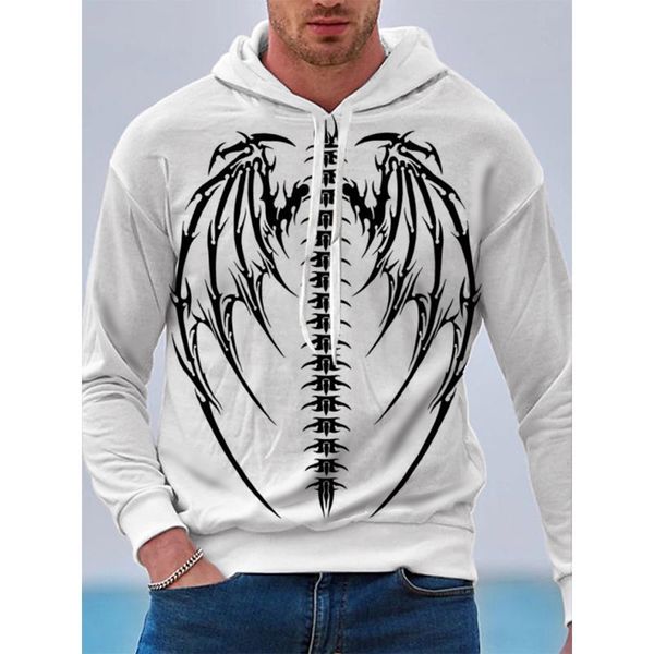 bone wings pattern style men's 3d printed hoodie visual impact party punk gothic round neck sweatshirt hoodie, Black
bone wings pattern style men's 3d printed hoodie visual impact party punk gothic round neck sweatshirt hoodie, Black