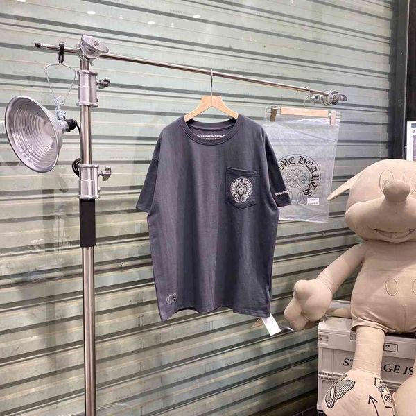 crosin ch clethro temperament cement grey short sleeve chest pocket foam sanskrit horseshoe short sleeve tee couple, White
crosin ch clethro temperament cement grey short sleeve chest pocket foam sanskrit horseshoe short sleeve tee couple, White