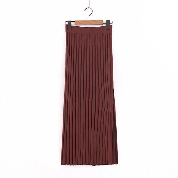 skirts asds women split solid knitted pleated skirt faldas mujer elastic waist ladies casual chic ankle length xqb-8533, Black
skirts asds women split solid knitted pleated skirt faldas mujer elastic waist ladies casual chic ankle length xqb-8533, Black