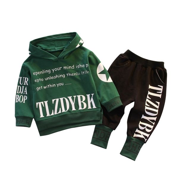 baby boy clothes boys spring and autumn new letter long-sleeved hooded sweater suit pure cotton casual sports loose sweater suit 210309, White
baby boy clothes boys spring and autumn new letter long-sleeved hooded sweater suit pure cotton casual sports loose sweater suit 210309, White