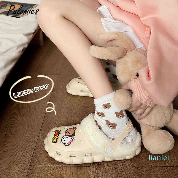 slippers wintes women shoes clogs casual garden removable warm plush antiskid indoor sides cute fur 1203, Black
slippers wintes women shoes clogs casual garden removable warm plush antiskid indoor sides cute fur 1203, Black