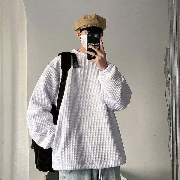 2021 new korean cotton pleated men's fashion retro casual o-neck sweatshirt men streetwear loose hip-hop pullover hoodie mens lmtp, Black
2021 new korean cotton pleated men's fashion retro casual o-neck sweatshirt men streetwear loose hip-hop pullover hoodie mens lmtp, Black