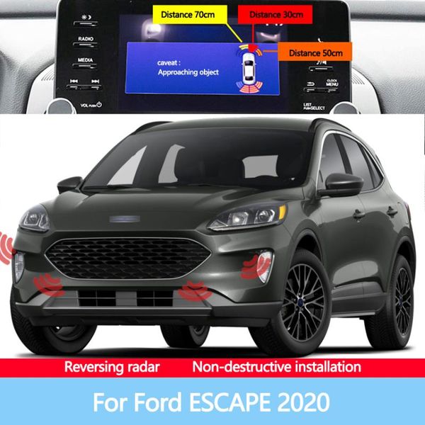 car rear view cameras& parking sensors sensor reverse backup radar 8 probes beep show distance on display video system for escape 2021 
car rear view cameras& parking sensors sensor reverse backup radar 8 probes beep show distance on display video system for escape 2021