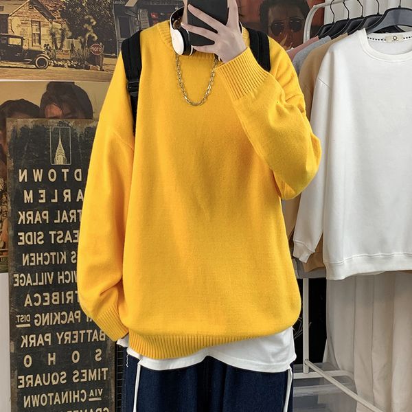 new 2021 oversized mens sweaters fashion autumn solid knitted sweater for man full sleeve pullove men clothing o-neck tren, White;black
new 2021 oversized mens sweaters fashion autumn solid knitted sweater for man full sleeve pullove men clothing o-neck tren, White;black